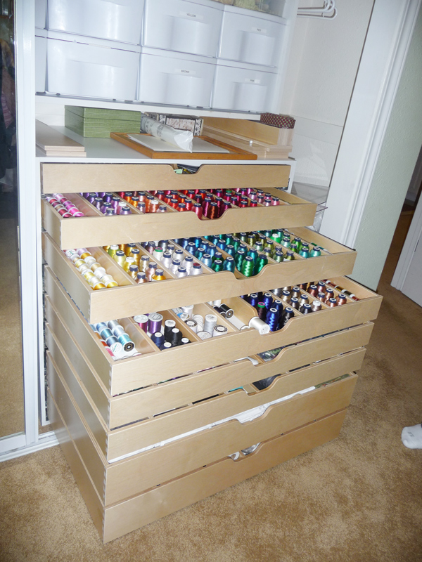 Custom Designed Sewing Cabinet